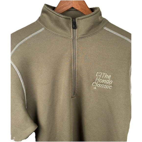 Nike Golf Therma-Fit 1/4 Zip Men's Medium Pullover Olive Green The Honda Classic - Picture 8 of 8
